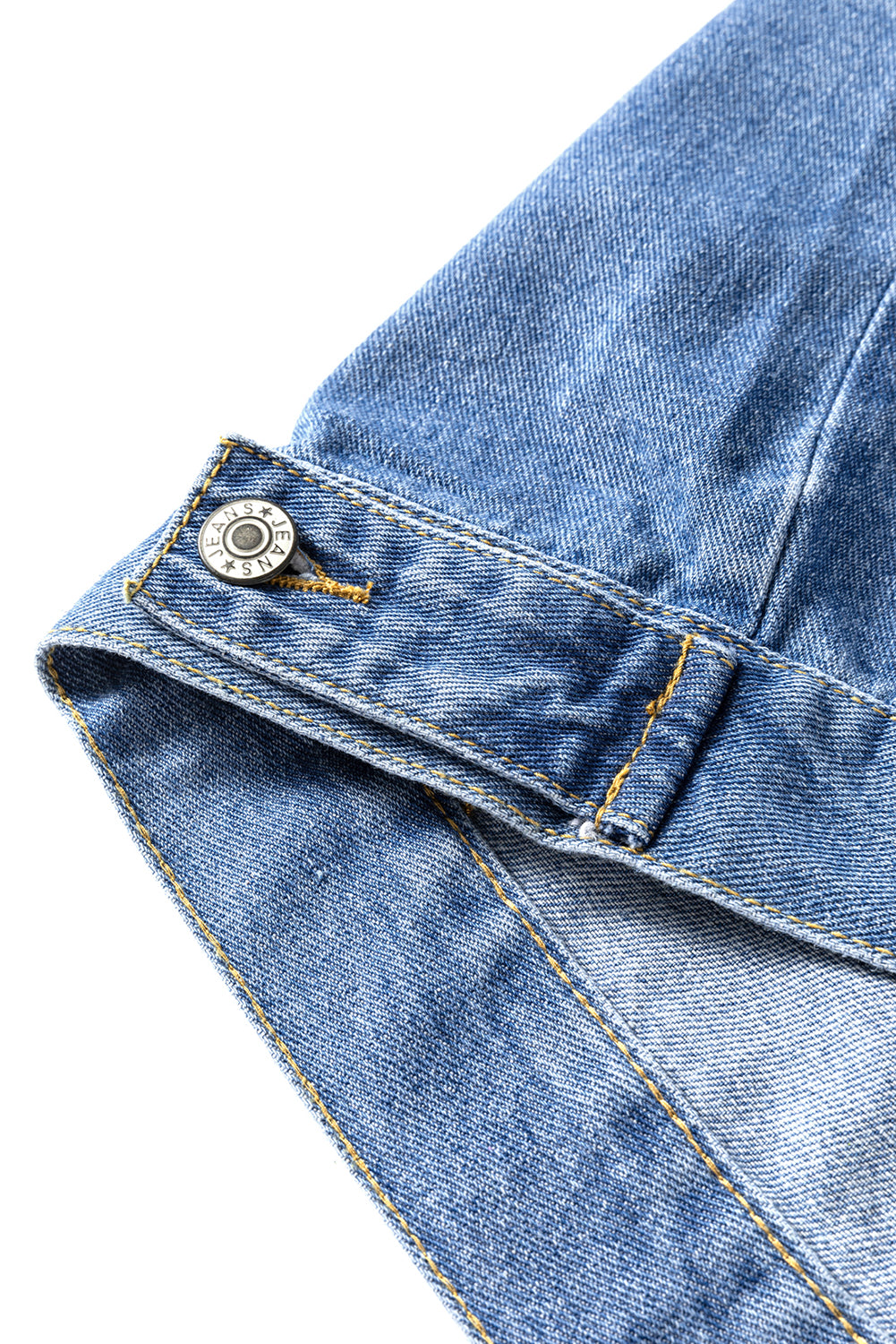 Washed Oversize Pocketed Denim Jacket