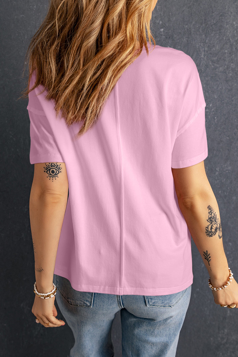 Women's Star Patchwork Loose T-shirt