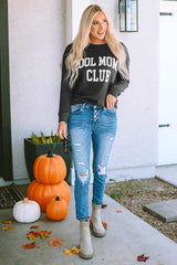 Gray COOL MOMS CLUB Drop Shoulder Sweatshirt