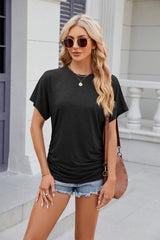 Casual Short-Sleeved  Sports Tunic Top