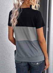 Crewneck Short-sleeved Loose Plus-size T-shirt