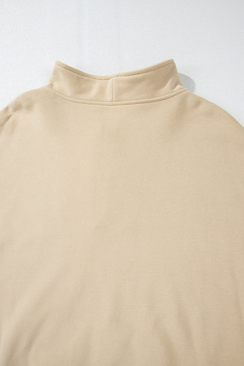 Zip-up Stand Neck Kangaroo Pocket Sweatshirt