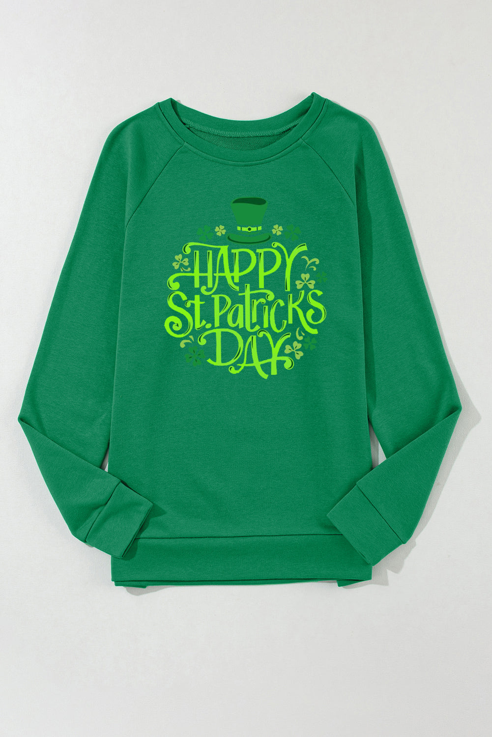 Saint Patrick's Day Graphic Crew Neck Sweatshirt