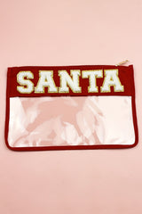 Red Santa Beauty Pouch