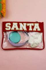 Red Santa Beauty Pouch