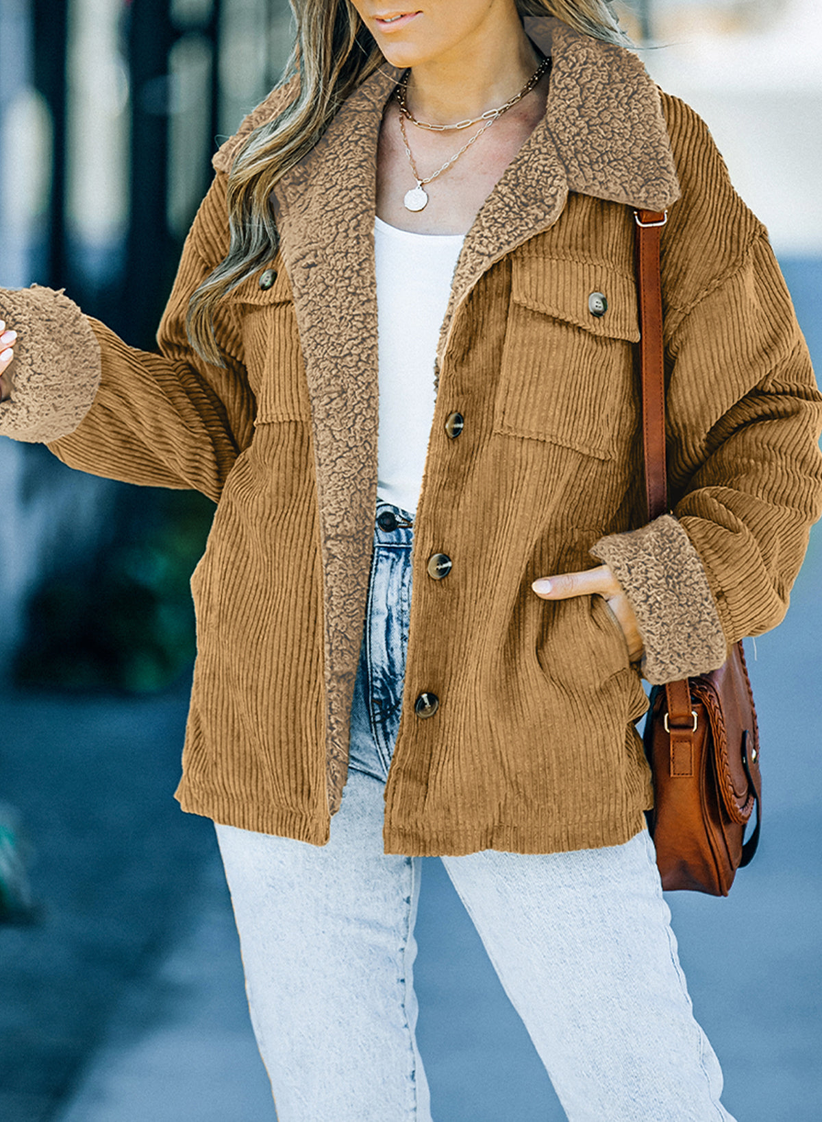 Yellow Solid Color Quilted Zip Up Puffer Jacket