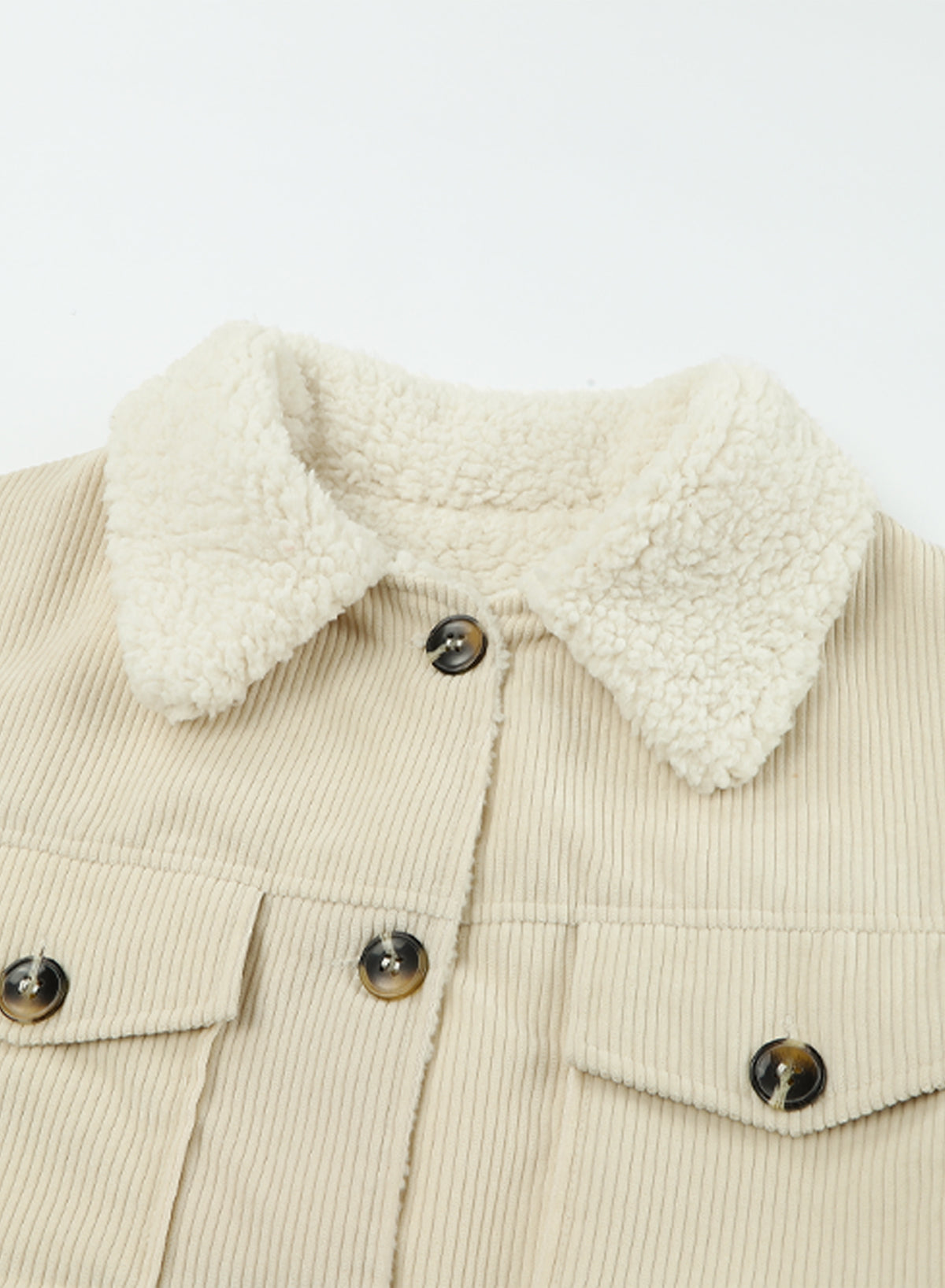 White Solid Color Quilted Zip Up Puffer Jacket