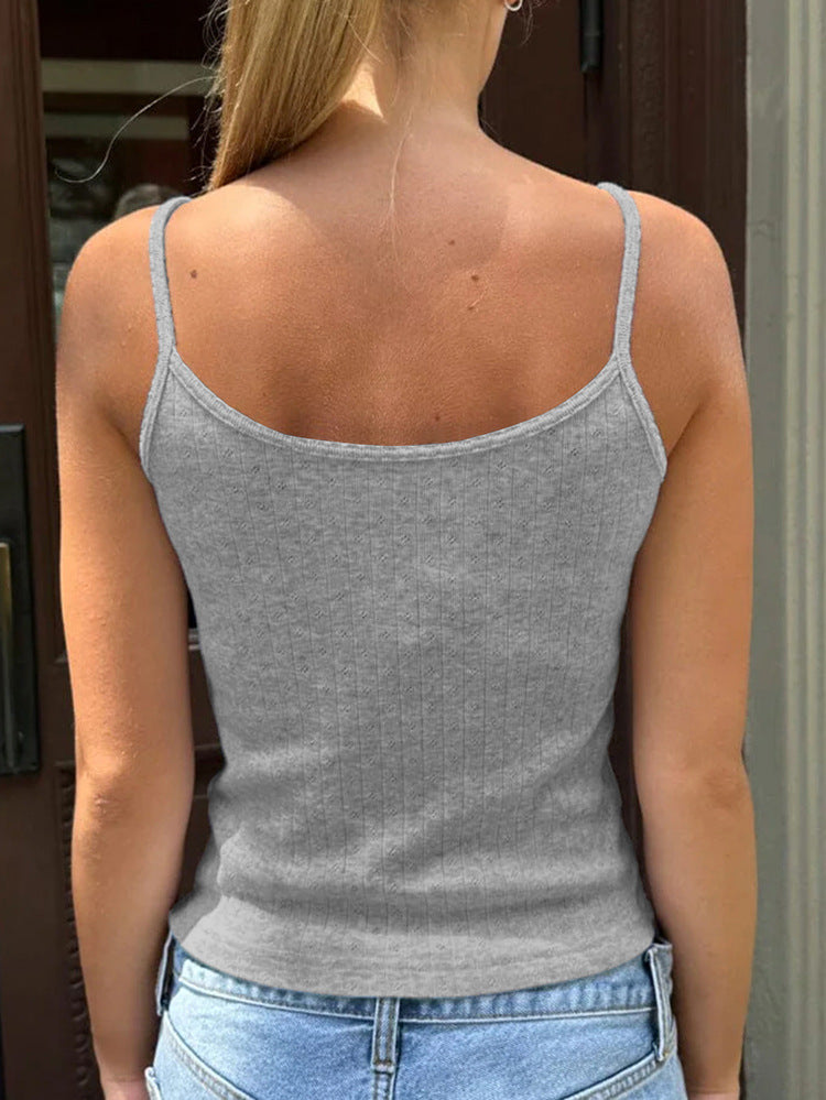 Sexy Square Neck Tank Top  Camisole Shirt