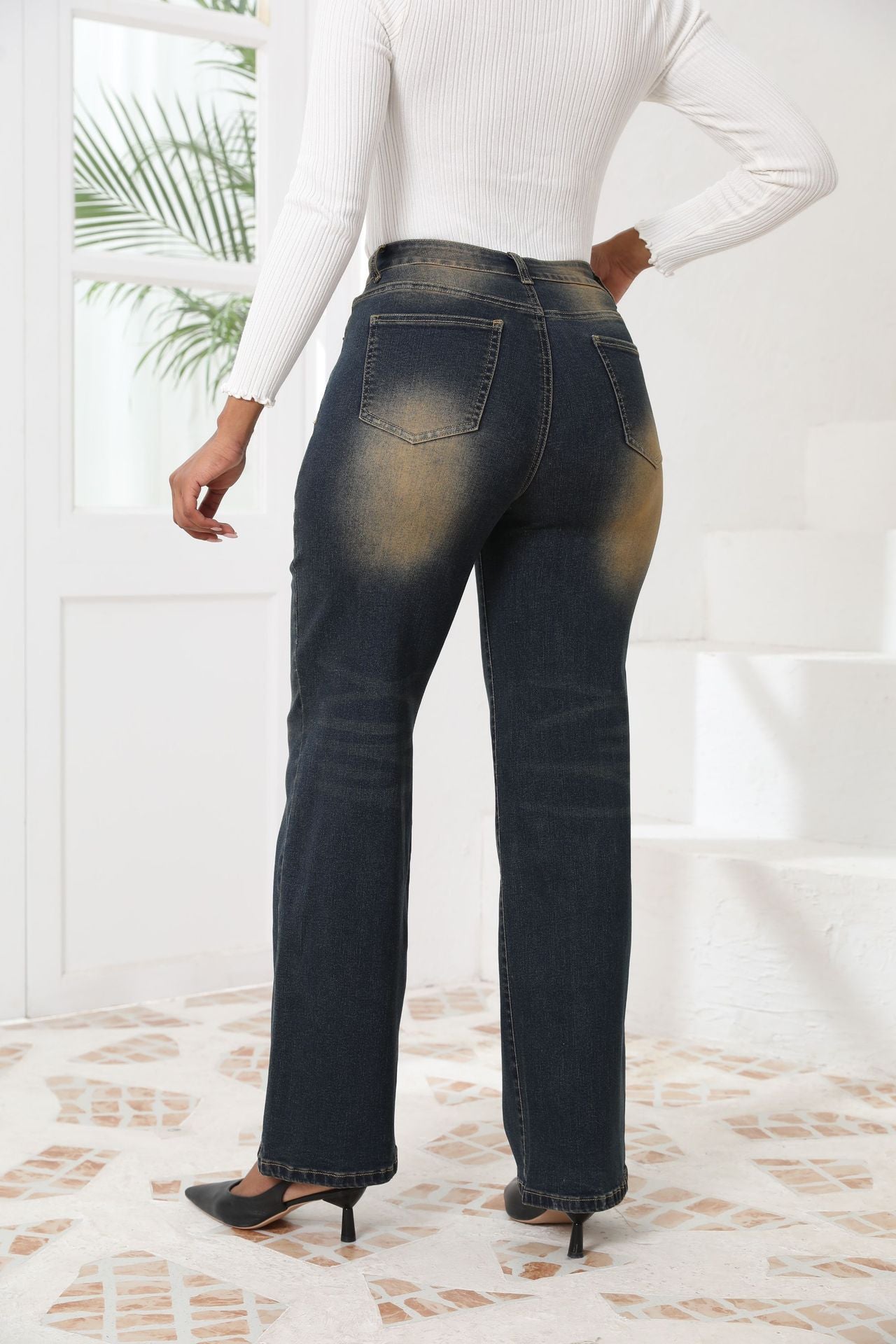 Retro Straight Loose Casual Women's Jeans