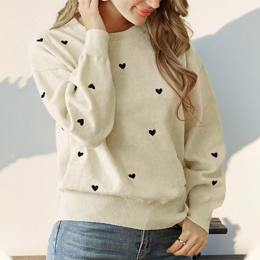 Love Crew Neck Sweater Women