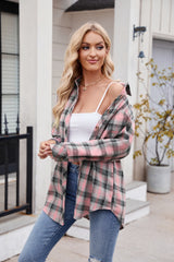 Women's Casual Fashion Spice Girls Loose Plaid Shirt