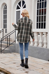 Women's Casual Fashion Spice Girls Loose Plaid Shirt