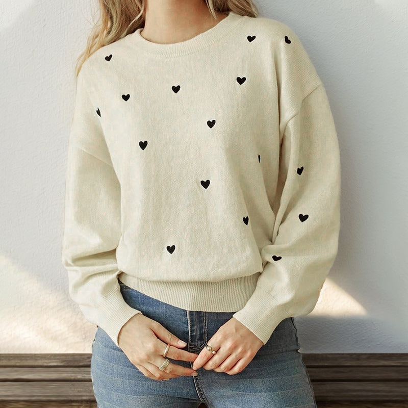 Love Crew Neck Sweater Women