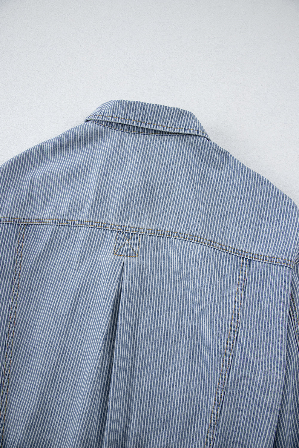 Washed Oversize Pocketed Denim Jacket