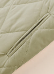 Split Long Sleeve Cotton-padded Jacket Warm Hooded Coat