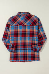 Women's Plaid Print Loose Vintage Shirt