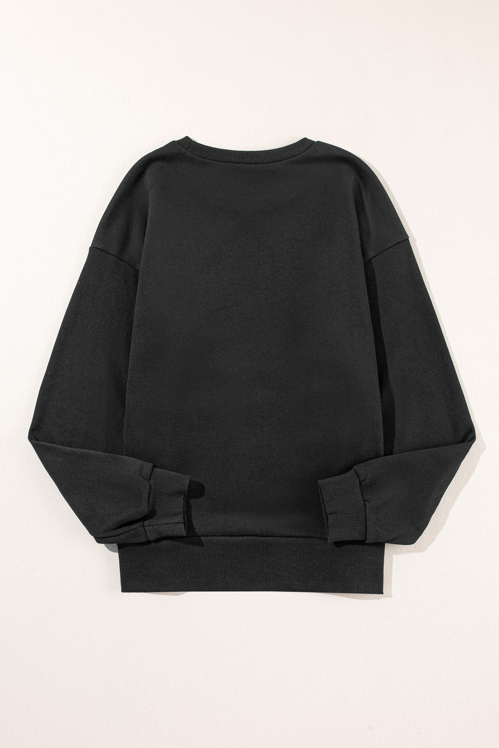 Snap Buttons Side Splits Pullover Sweatshirt