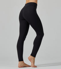 LOVESOFT Women¡¯s Black Cross Waist Yoga Legging