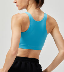 LOVESOFT Women's Blue Gym Running Yoga Sports Bra